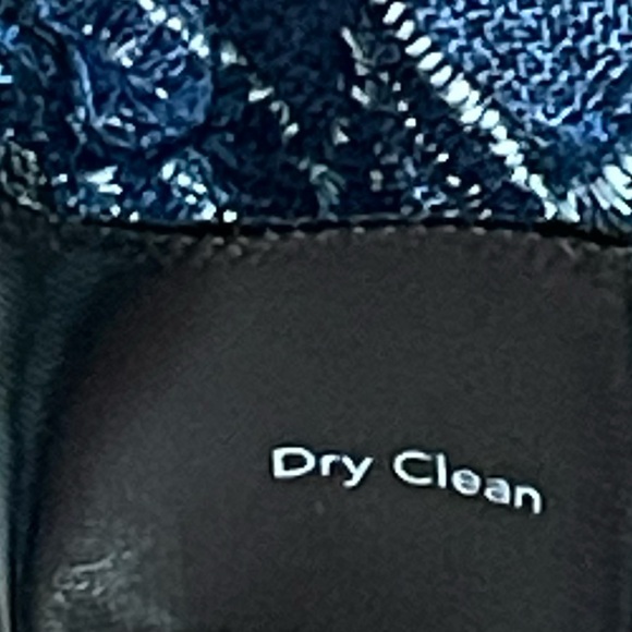 Boston Proper Blue Crushed Velvet Tunic with Beaded Detail - Picture 10 of 12